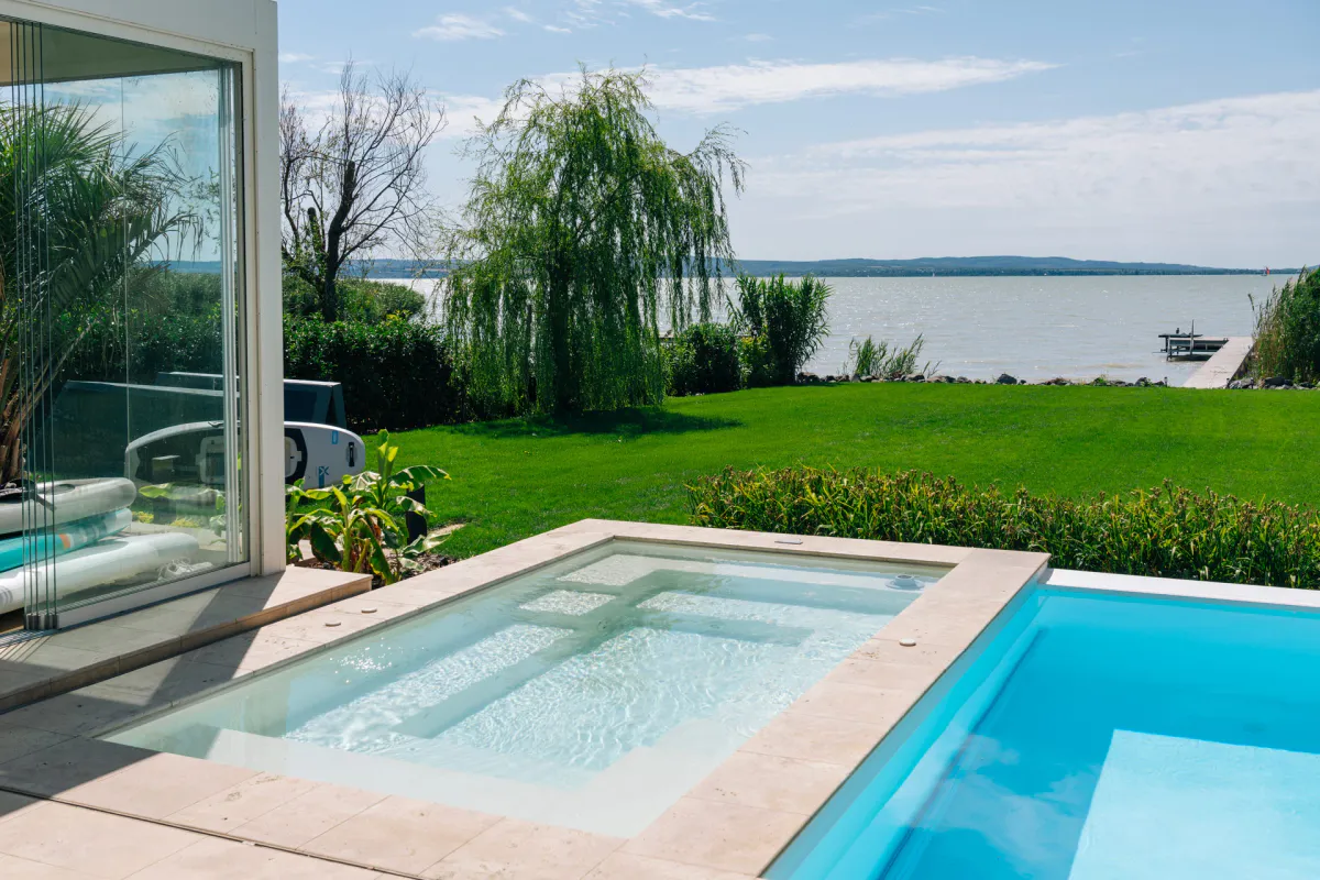 GJ Glassfiberbasseng Thalia 3.9x2.1M H=0.8M