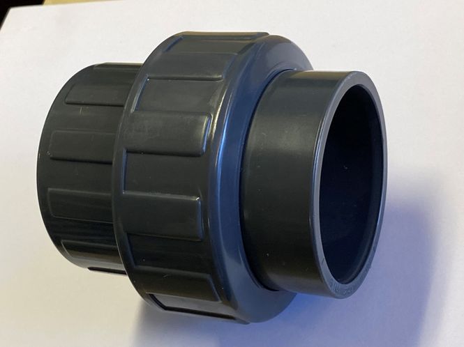 Hovedbilde PVC Union ø40mm med LIM på begge sider  