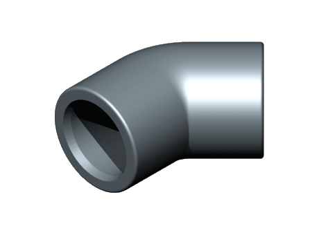 Hovedbilde PVC      Bend 45° Ø110MM