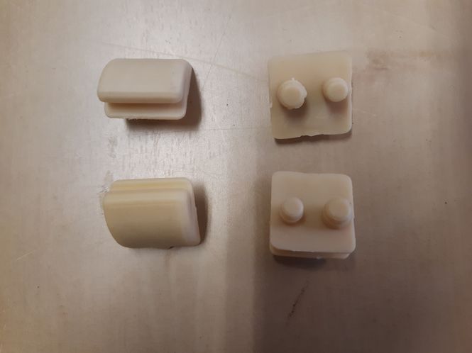Hovedbilde Aquabug, (31) Santophrene ben - 4 stk/pakning     ...