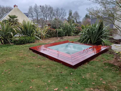 GJ Glassfiberbasseng Thalia 2.5x2.1M H=0.8M