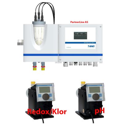BWT Bermuda MSR 3 - Klor/pH/Temperatur Inkl. slangepumper