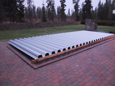 Vinterplater 0,93 x 5,50 M Stål 