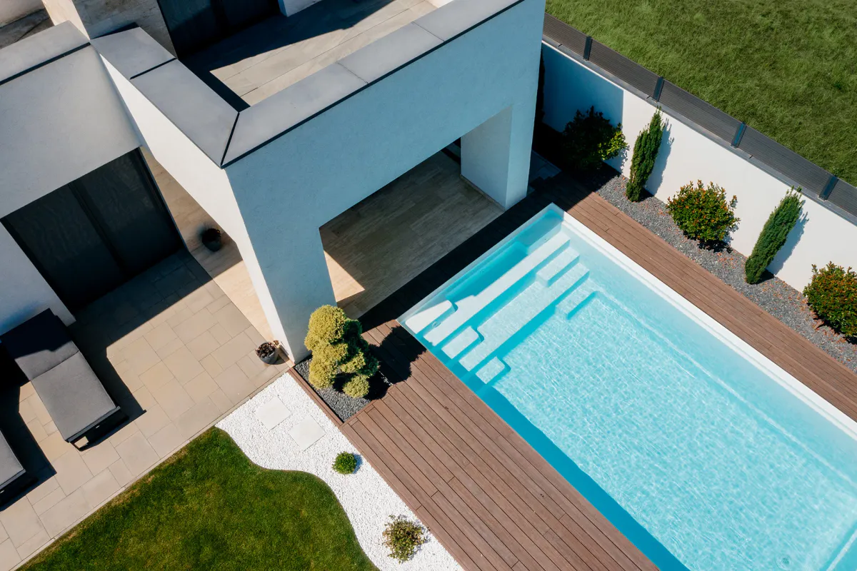 GJ Glassfiberbasseng Minerva 7.1x3.8M