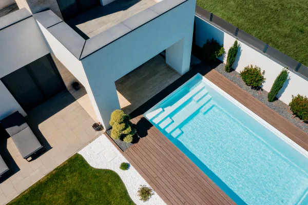 Hovedbilde GJ Glassfiberbasseng Minerva 7.1x3.8M