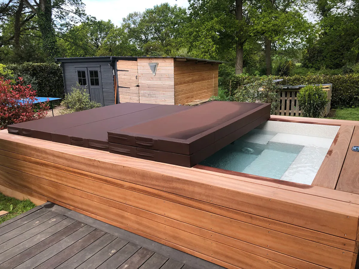 GJ Glassfiberbasseng Thalia 3.9x2.1M H=0.8M